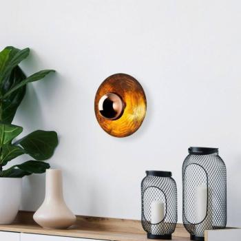 Kurt 13351 fali világítás, réz színű, fém, Ø 38 cm kép