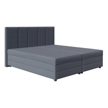 LAMIVEX Ágy rugós matraccal és tárolóval ISABEL 180x200 szürke, kárpitozott  kép