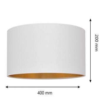 Lámpabúra Alba, Ø 40 cm, E27, fehér/arany kép
