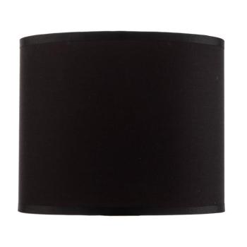 Lámpabúra Soho, fekete/arany, textil, Ø 18 cm kép