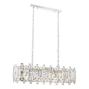  Láncos csillár CRYSTALLINE 13xE14/40W/230V fényes króm  kép