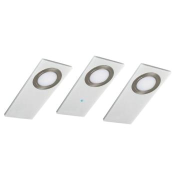 Lapos LED pultvilágító lámpa Pano 3 db, fehér kép