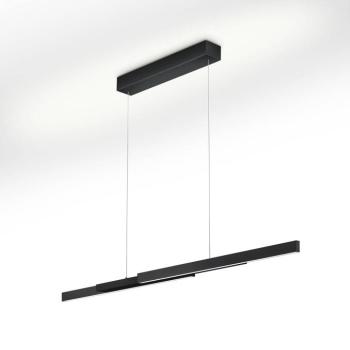 Lara-L205 fekete LED függőlámpa, gesztusvezérlés kép