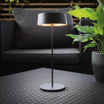 LED akkus asztali világítás Cocktail, dimm, fekete kép