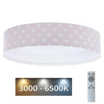  LED állítható fényű GALAXY KIDS LED/24W/230V csillagok rózsaszín/fehér + DO  kép