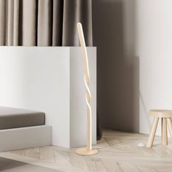 LED álló világítás Ginko, homok, fém, magasság 110 cm kép