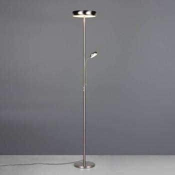 LED álló világítás Palermo, matt nikkel, távirányító, memória kép