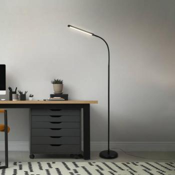 LED álló világítás Pivaz állítható touchdim fekete kép