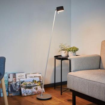 LED állólámpa CAI, fényerőszabályzó, grafit/nem fehér kép