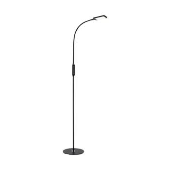 LED állólámpa Office Remote, fekete, fényerőszabályzó, CCT kép