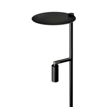 LED asztali lámpa Kelly, spot fekete/nikkel kép