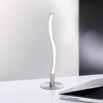 LED asztali lámpa Wave 3,000K 30cm acél kép