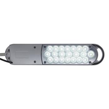 LED asztali világítás MAULatlantic, ezüst, magasság 38 cm, bilincses talppal kép