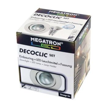 LED beép. spot Decoclic Set GU10 4,5 W, fehér kép