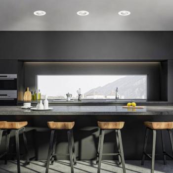 LED beépített spotlámpa 7602 3-as IP65 3000K fehér kép