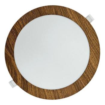  LED Beépíthető lámpa CIRCLE LED/18W/230V 4200K átm. 22 cm barna  kép
