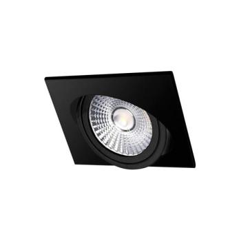  LED Beépíthető lámpa LED/18W/230V 3000K 11,5x11,5 cm fekete  kép