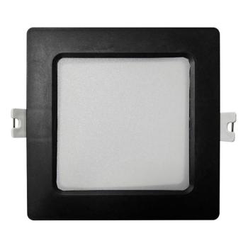  LED Beépíthető lámpa SQUARE LED/6W/230V 4000K 12x12 cm fekete  kép