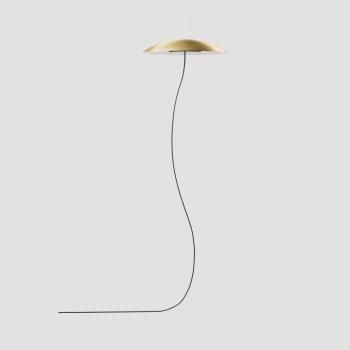 LED-C4 Noway Single LED-es állólámpa ívelt, arany kép