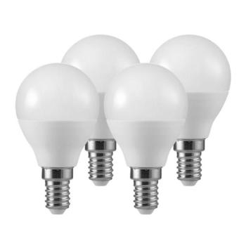 LED csepp lámpa E14 4,5W 2700K matt 3+1 készlet kép