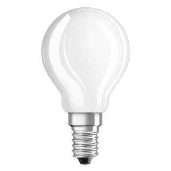 LED csepp lámpa E14 4W 827 matt 2 db-os készlet kép