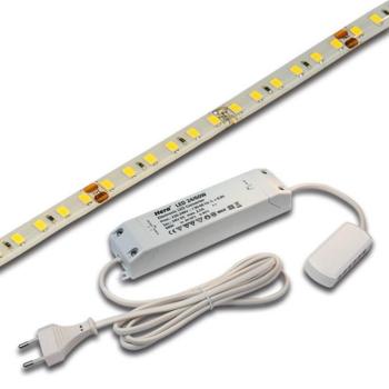 LED-csík Basic-Tape S, IP54, 4,000K, 500cm hosszúságú kép
