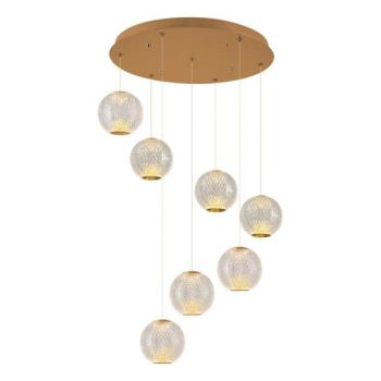  LED csillár kábelen CREMONA 7xLED/5W/230V 3000K arany  kép