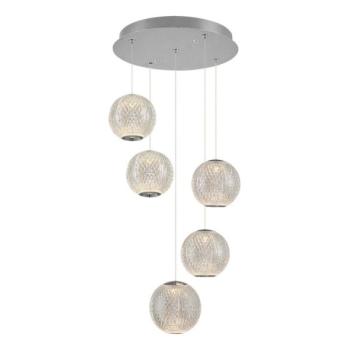  LED csillár sodronyon CREMONA 5xLED/5W/230V 3000K matt króm  kép