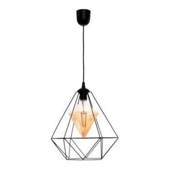  LED Csillár zsinóron ALAMBRE 1xE27/4W/230V fekete  kép