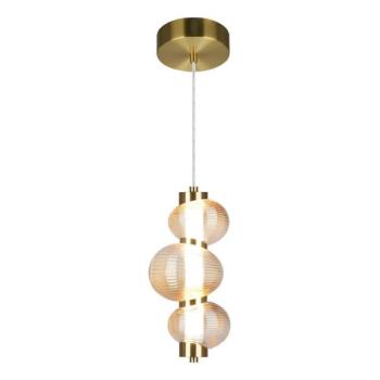  LED Csillár zsinóron BOLLA LED/12W/230V átm. 16 cm arany  kép