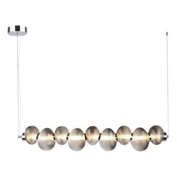  LED Csillár zsinóron BOLLA LED/32W/230V fényezett króm/füstös  kép