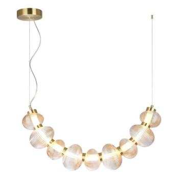  LED Csillár zsinóron BOLLA LED/36W/230V arany/füstös  kép