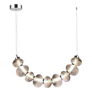 LED Csillár zsinóron BOLLA LED/36W/230V fényezett króm/füstös  kép