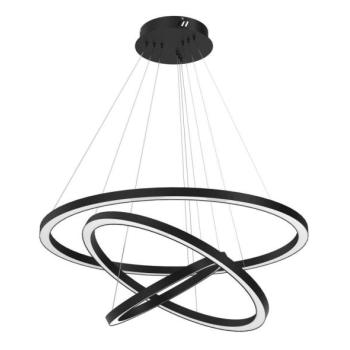  LED Csillár zsinóron GALAXIA LED/85W/230V fekete  kép