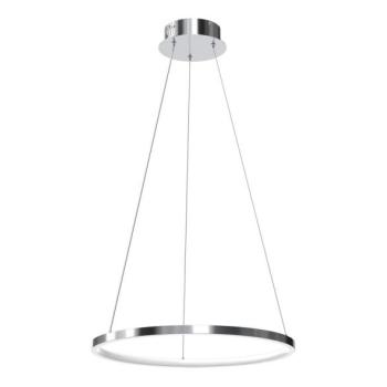  LED Csillár zsinóron HOOP LED/27W/230V átm. 50 cm 4000K fényezett króm  kép