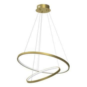  LED Csillár zsinóron HOOP LED/51W/230V átm. 60 cm 4000K arany  kép