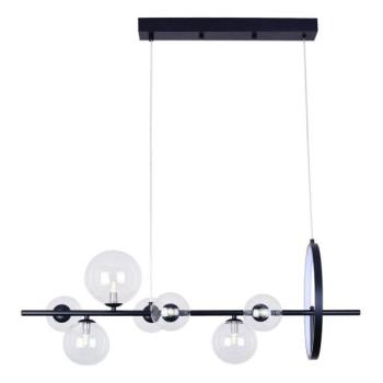  LED Csillár zsinóron HYBRID LED/15W/230V + 7xG9/6W 4000K fekete  kép