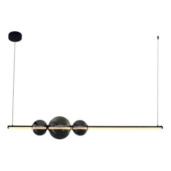  LED Csillár zsinóron KUGEL LED/30W/230V fekete  kép