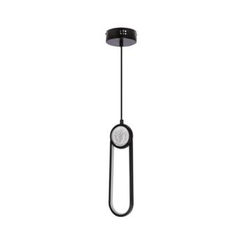  LED Csillár zsinóron LACRIMA LED/15W/230V 3000K fekete  kép