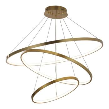  LED Csillár zsinóron LEA LED/60W/230V 4000K átm. 80 cm arany  kép