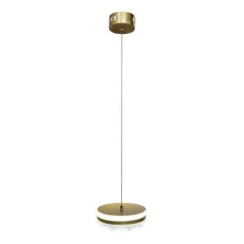  LED Csillár zsinóron LED/25W/230V átm. 20 cm arany  kép
