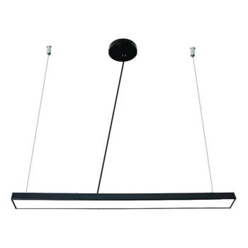  LED Csillár zsinóron LED/32W/230V 4000K átm. 120 cm fekete  kép