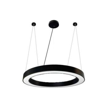  LED Csillár zsinóron LED/50W/230V 4000K átm. 100 cm fekete  kép