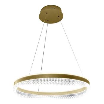  LED Csillár zsinóron LED/52W/230V átm. 60 cm arany  kép