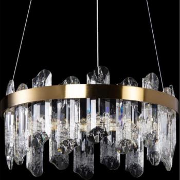  LED Csillár zsinóron LED/62W/230V átm. 50 cm arany  kép