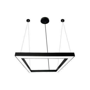  LED Csillár zsinóron LED/70W/230V 4000K 100x100 cm fekete  kép