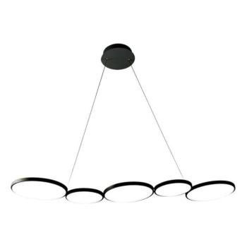  LED Csillár zsinóron OLYMPIA 5xLED/10W/230V fekete  kép