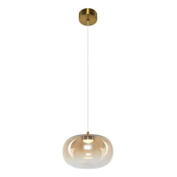  LED Csillár zsinóron VASO LED/4W/230V átm. 18 cm arany/füstös  kép