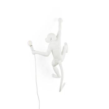 LED dekor fali világítás Monkey Lamp, fehér, jobb kép