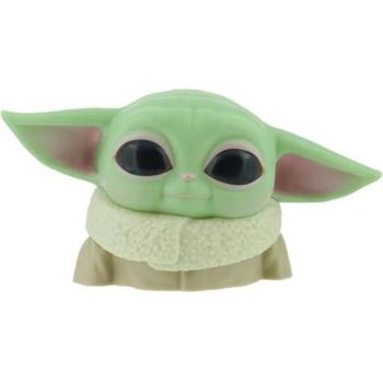 LED dekoráció , éjjeli lámpa , asztali lámpa , 3D hangulatvilágítás ,  Grogu , 15 cm , 2db AAA , Star Wars kép